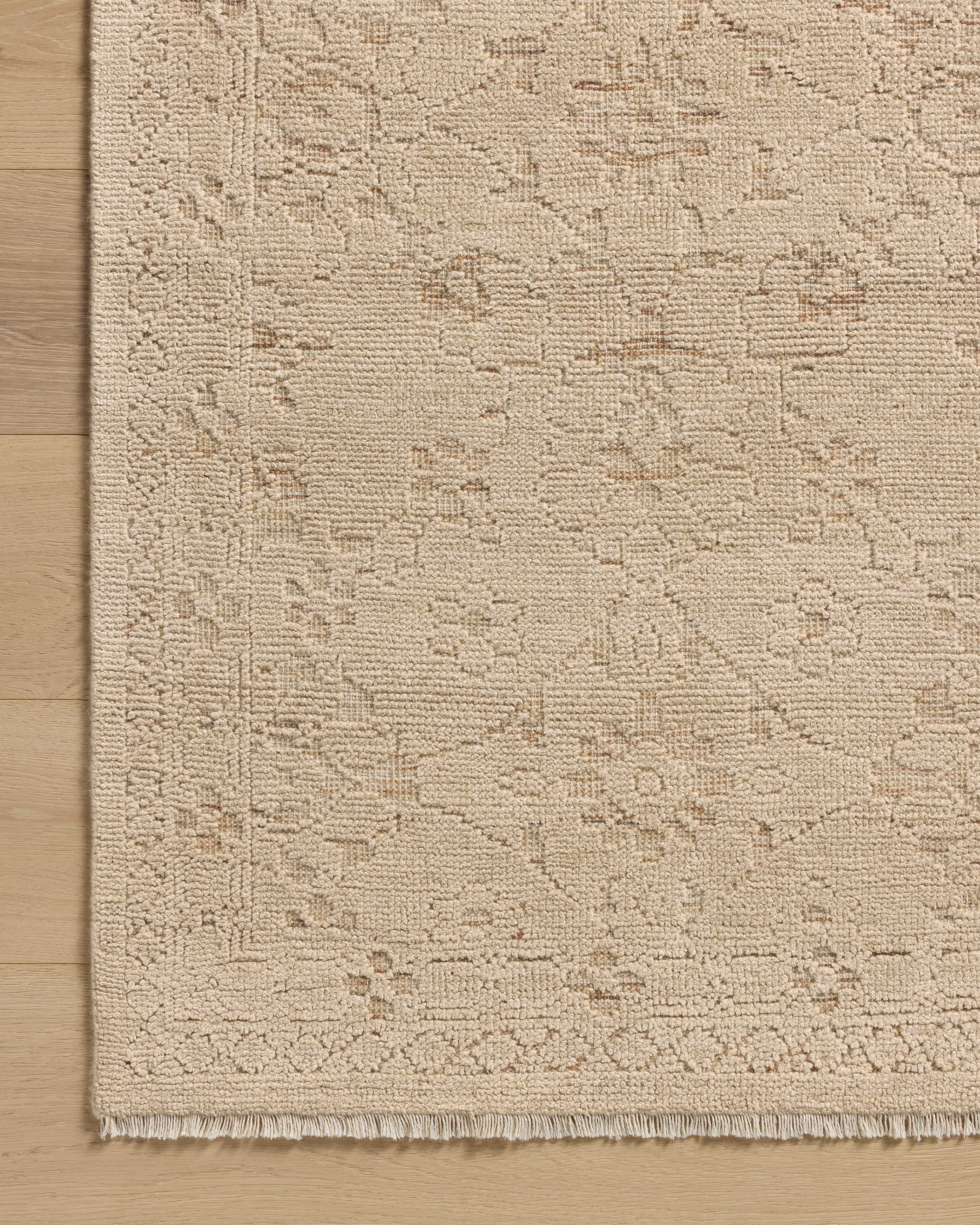 Magnolia Home by Joanna Gaines x Loloi Ruth Natural / Clay RUGS - solid Loloi