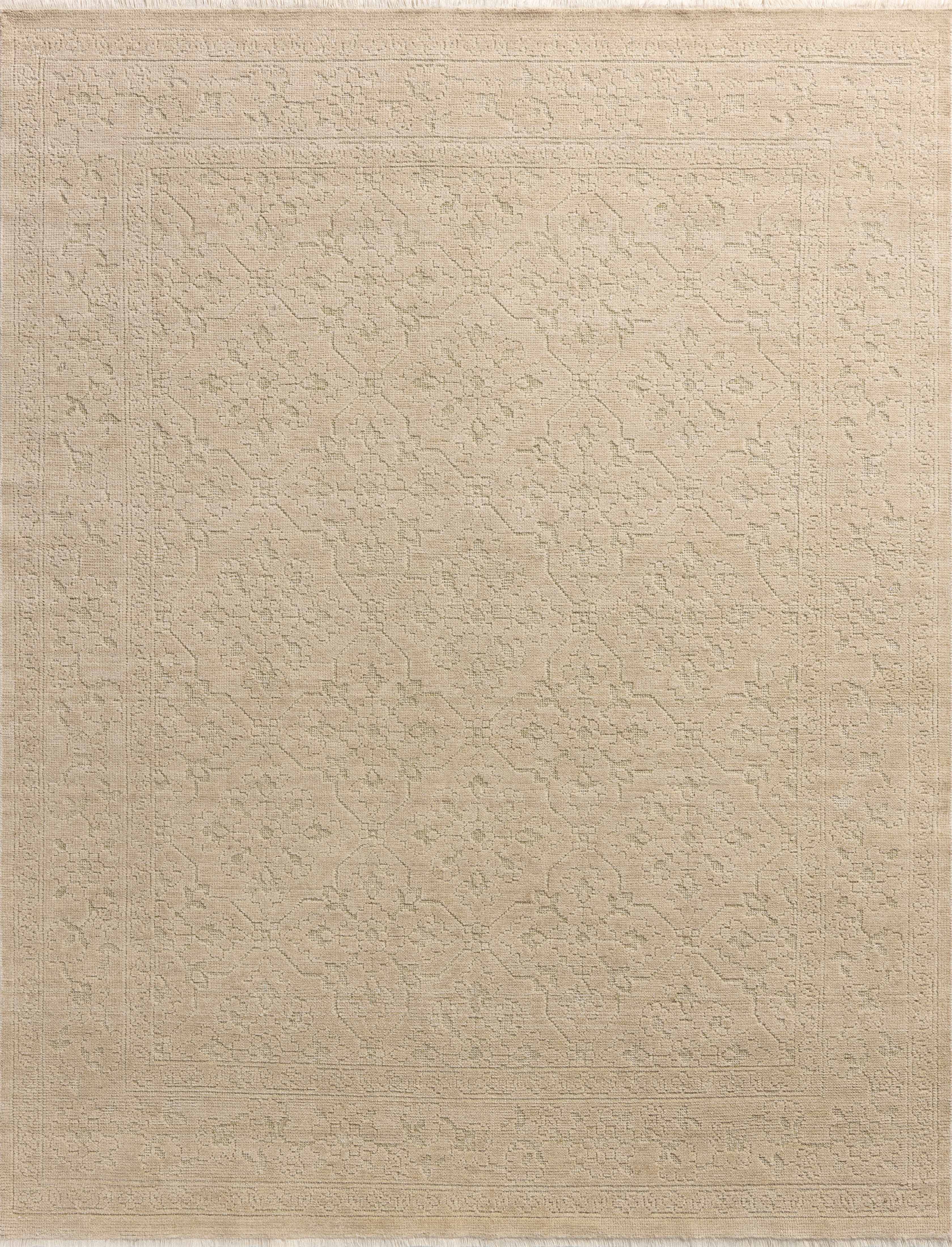 Magnolia Home by Joanna Gaines x Loloi Ruth Sand / Sage RUGS - solid Loloi