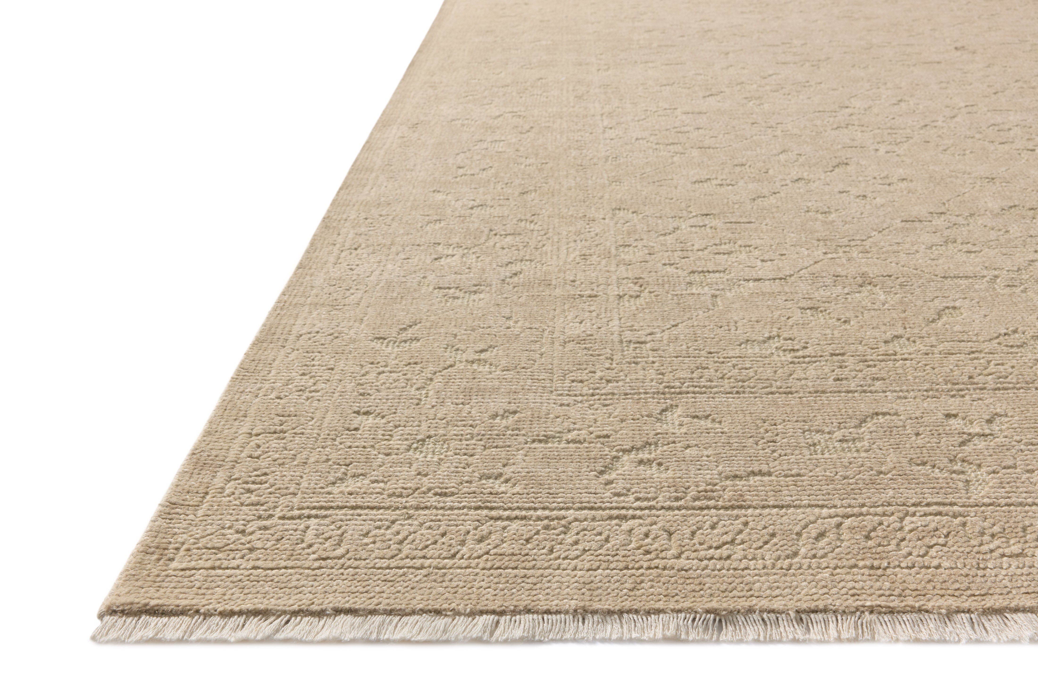 Magnolia Home by Joanna Gaines x Loloi Ruth Sand / Sage RUGS - solid Loloi