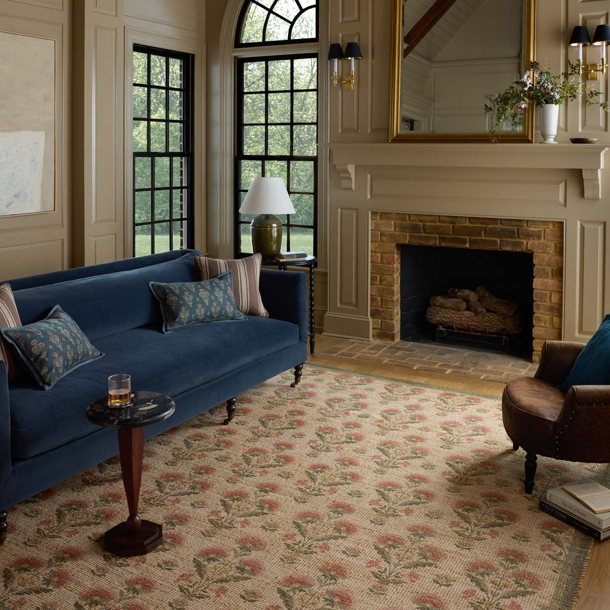 Chris Loves Julia x Loloi Rue Sage / Blush Rug RUGS - jute Loloi