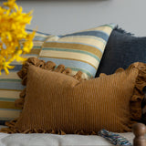 Rae Ruffle Pillow Cover 2 - PILLOWS - linen - warm Rug & Weave Pillows
