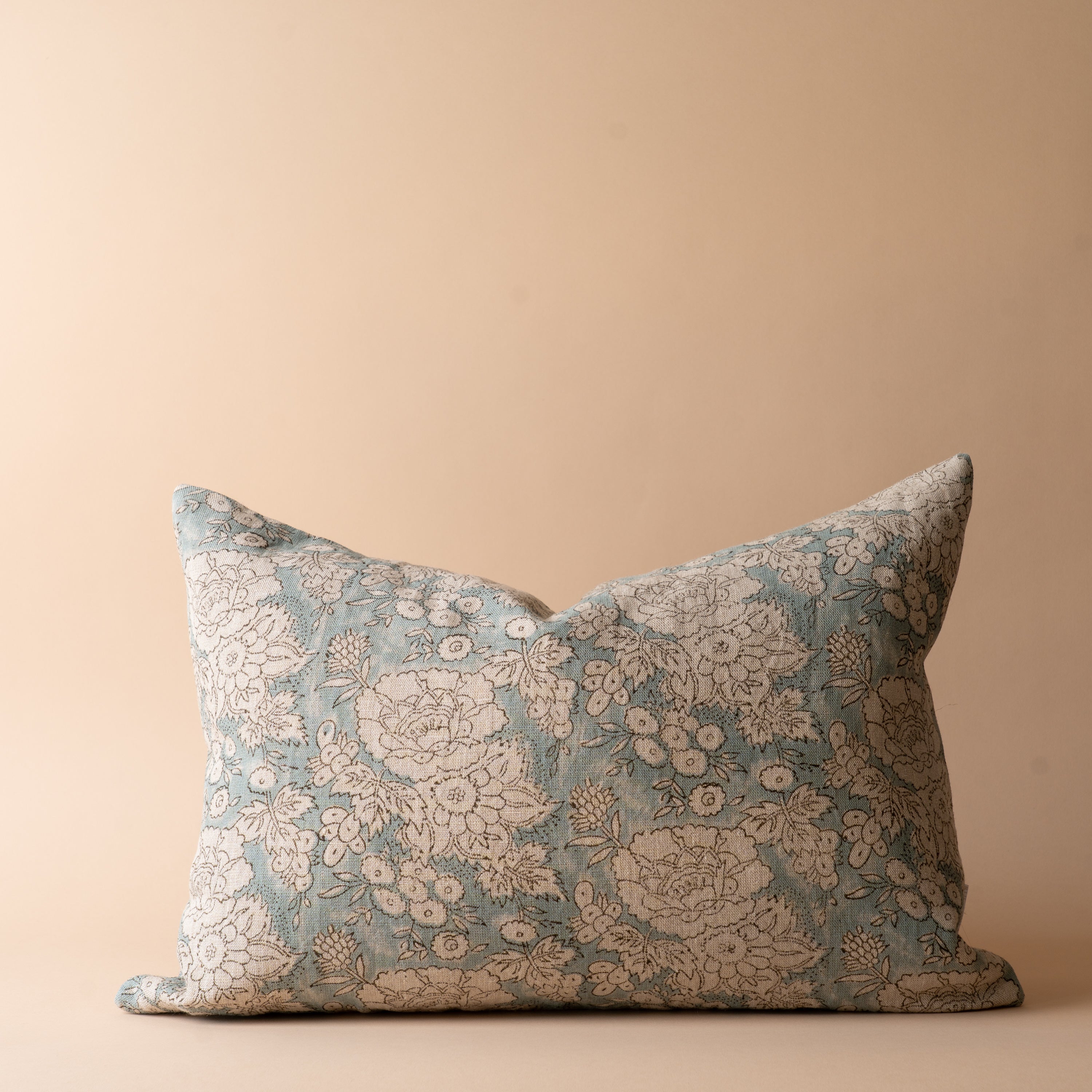 Adeline Block Print Pillow Cover 3 - PILLOWS - Block print - cool ORNA HOUSE