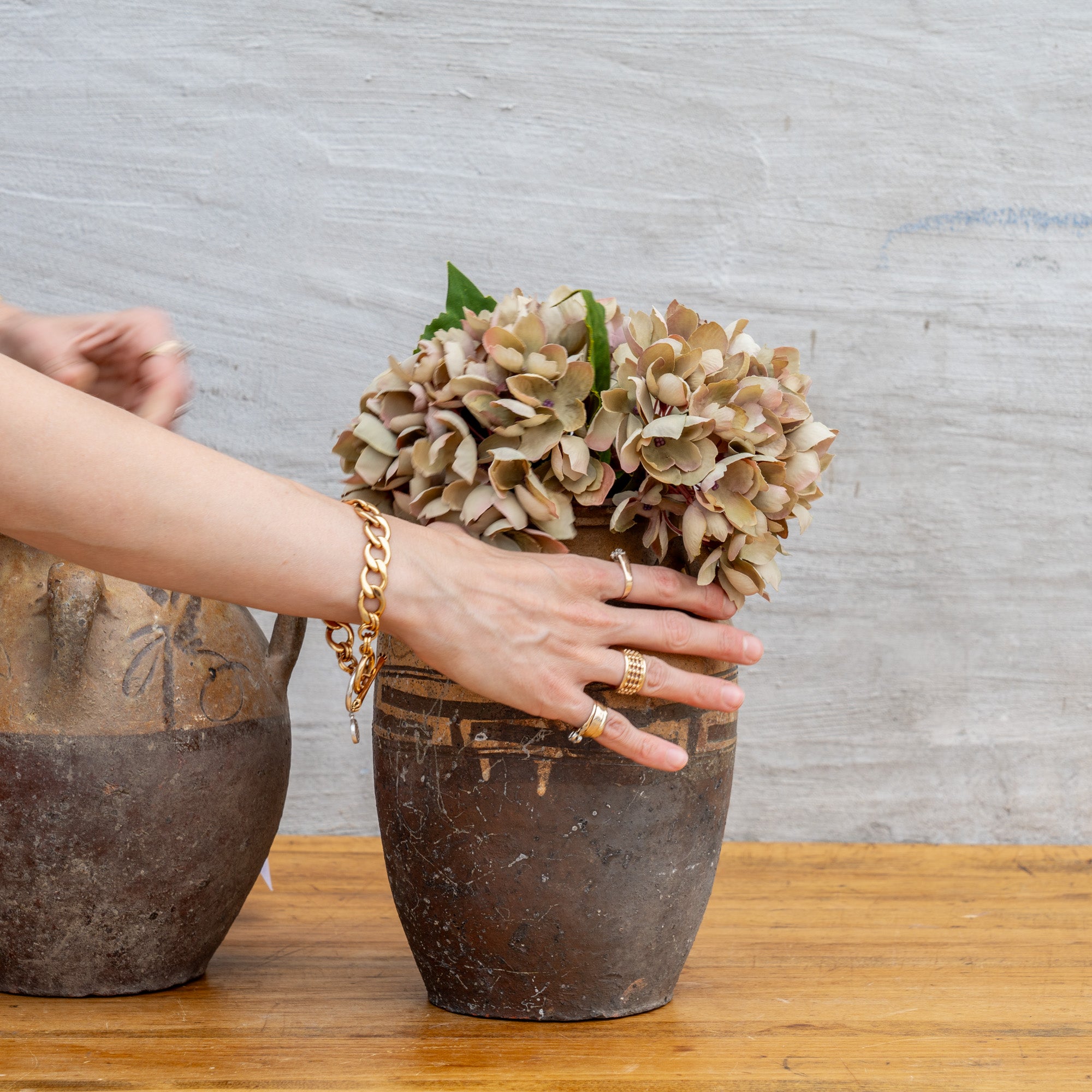 Vintage Jar with Handles 0-a-VINTAGE-pot Blue Ocean Traders