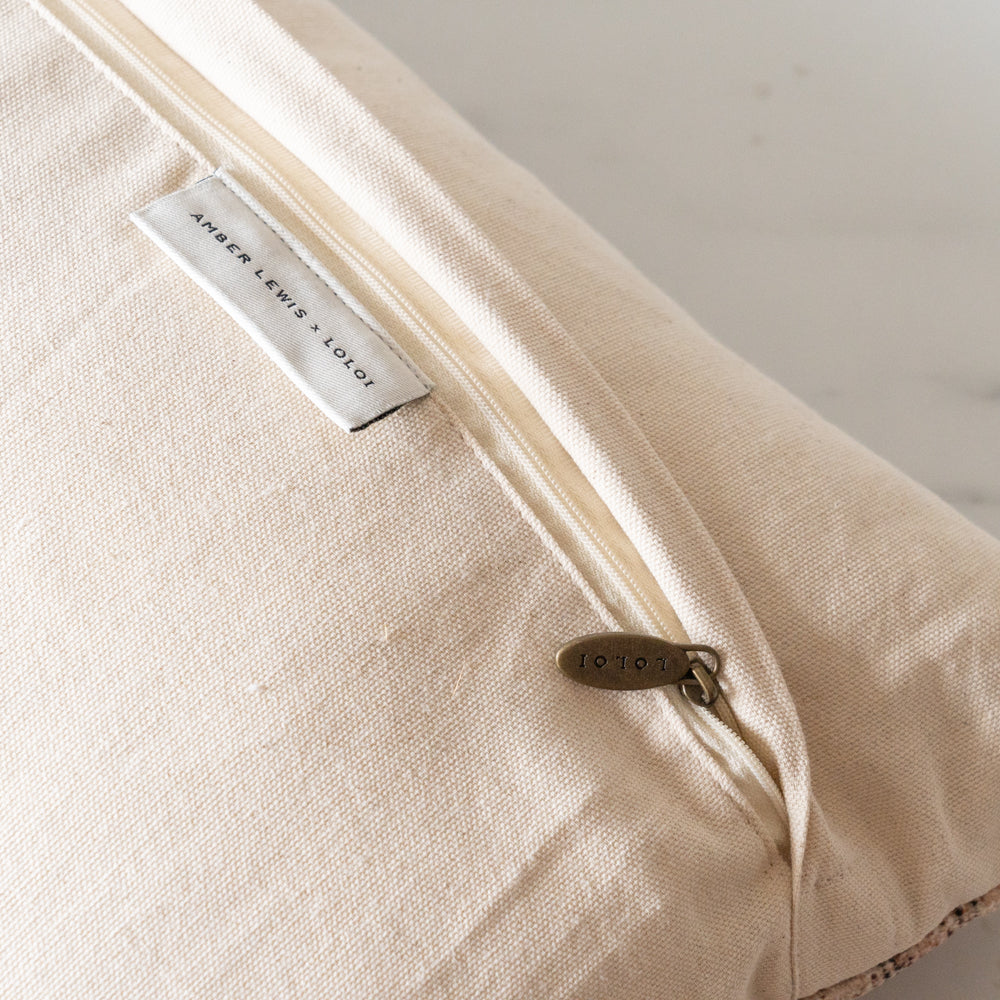 IN-STORE Amber Lewis x Loloi Celestia Natural Wine Pillow 1 - PILLOWS - essentials Loloi