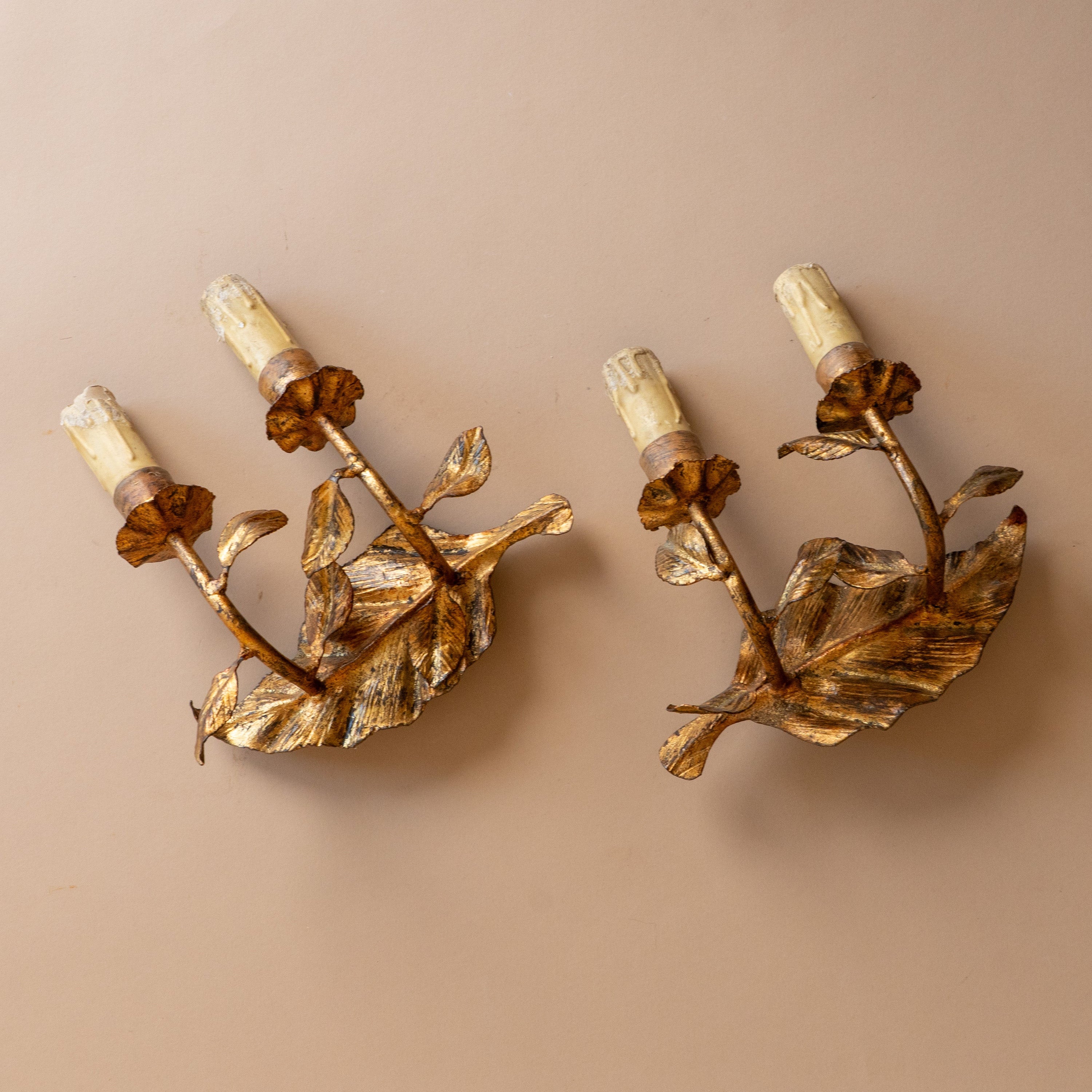 Antique French Sconce 0-a-VINTAGE-pot Hauer Market