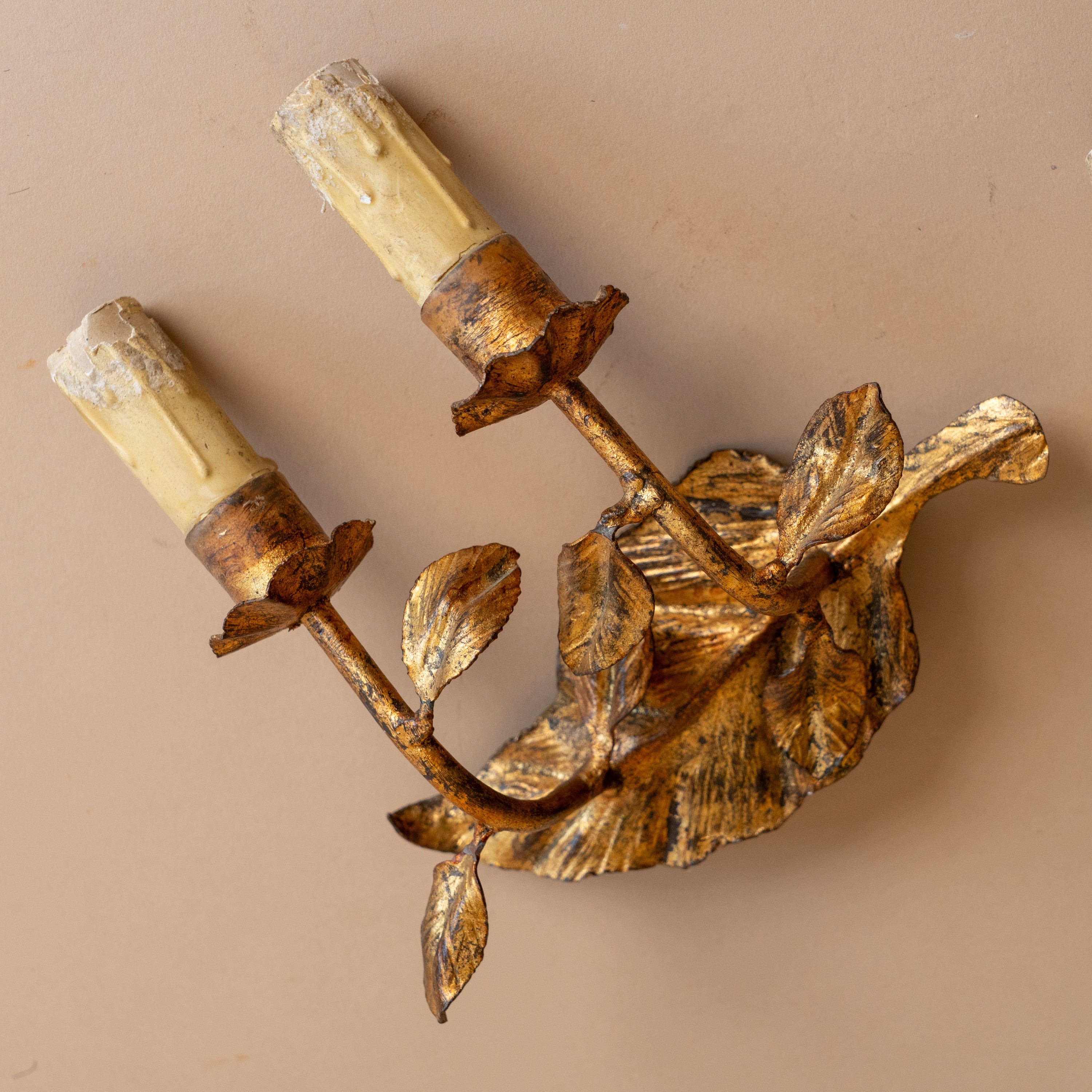 Antique French Sconce 0-a-VINTAGE-pot Hauer Market