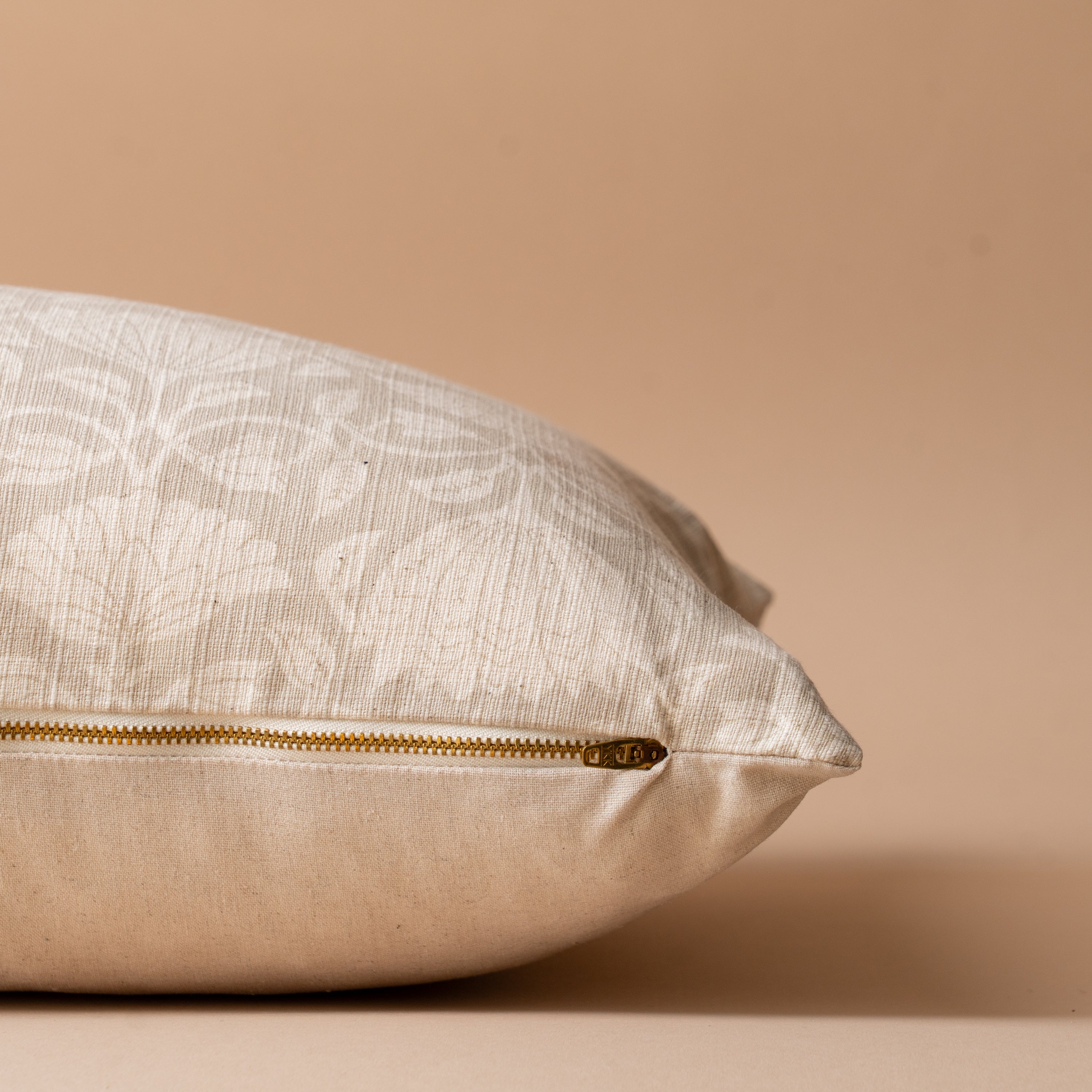 Lotus Long Lumbar Pillow Cover 1 - PILLOWS - Thai - neutral Rug & Weave Pillows