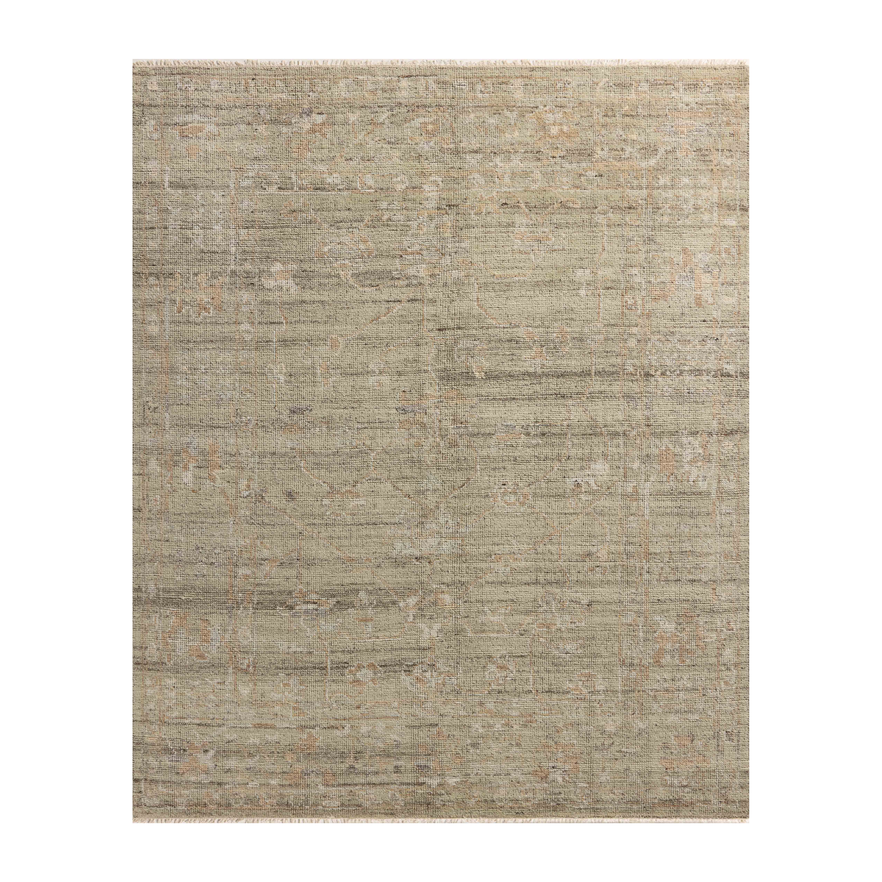 Magnolia Home by Joanna Gaines x Loloi Abigail Green / Multi RUGS - neutral rugs Loloi