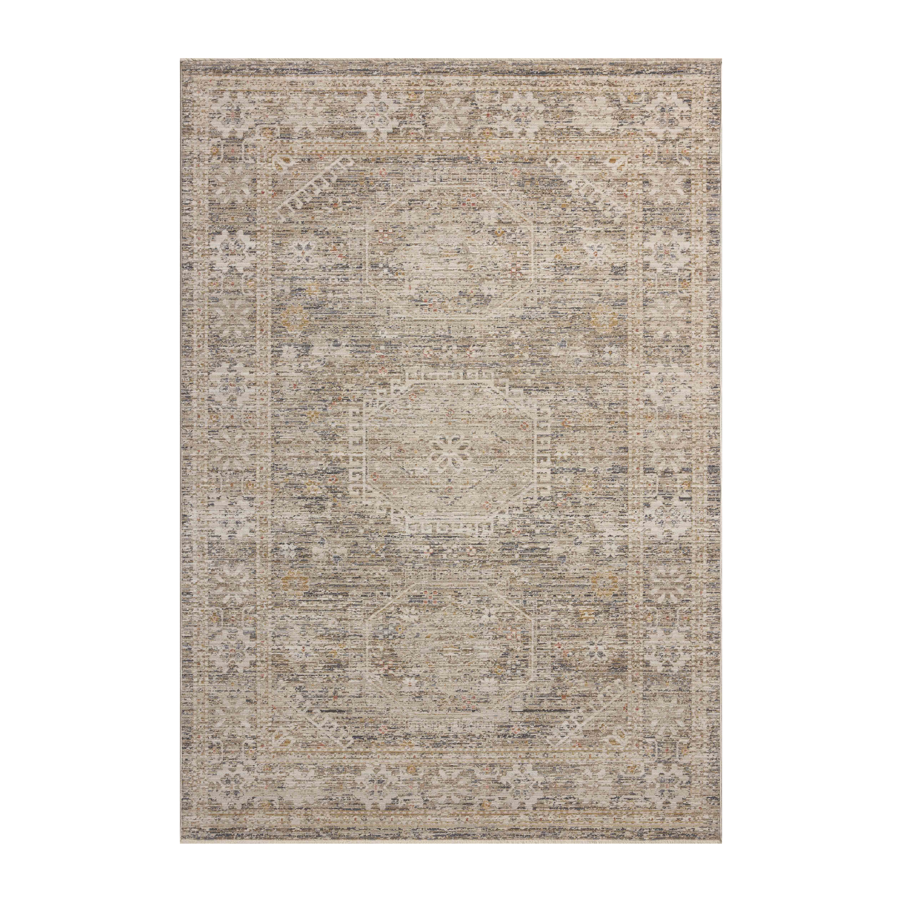 OVERSTOCK ITEM - Loloi Ida Taupe / Multi Rug - 5'-3" x 7'-6" IN STORE - Sale Rug Loloi