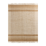 Magnolia Home by Joanna Gaines x Loloi Louie Ivory / Natural RUGS - jute Loloi