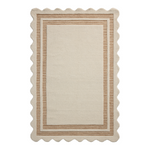 IN STORE - Chris Loves Julia x Loloi Scottie Ivory / Rust Rug IN STORE - Rugs Loloi