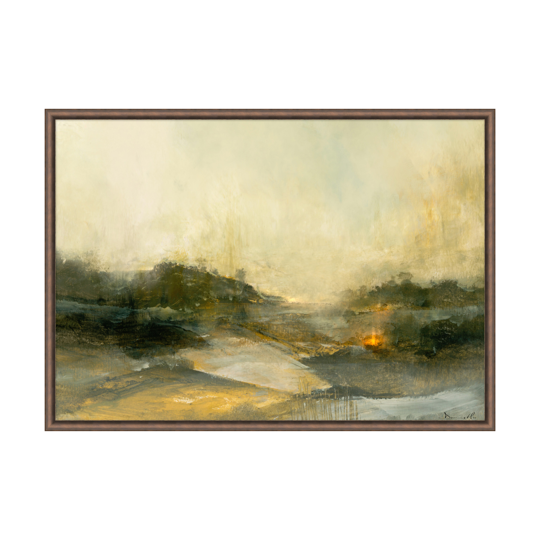 "Campfire at Dusk" Framed Art Print ARTWORK - framed print Wendover Art Group