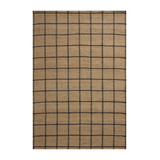 Chris Loves Julia x Loloi Fletcher Natural / Black Rug RUGS - checkered Loloi