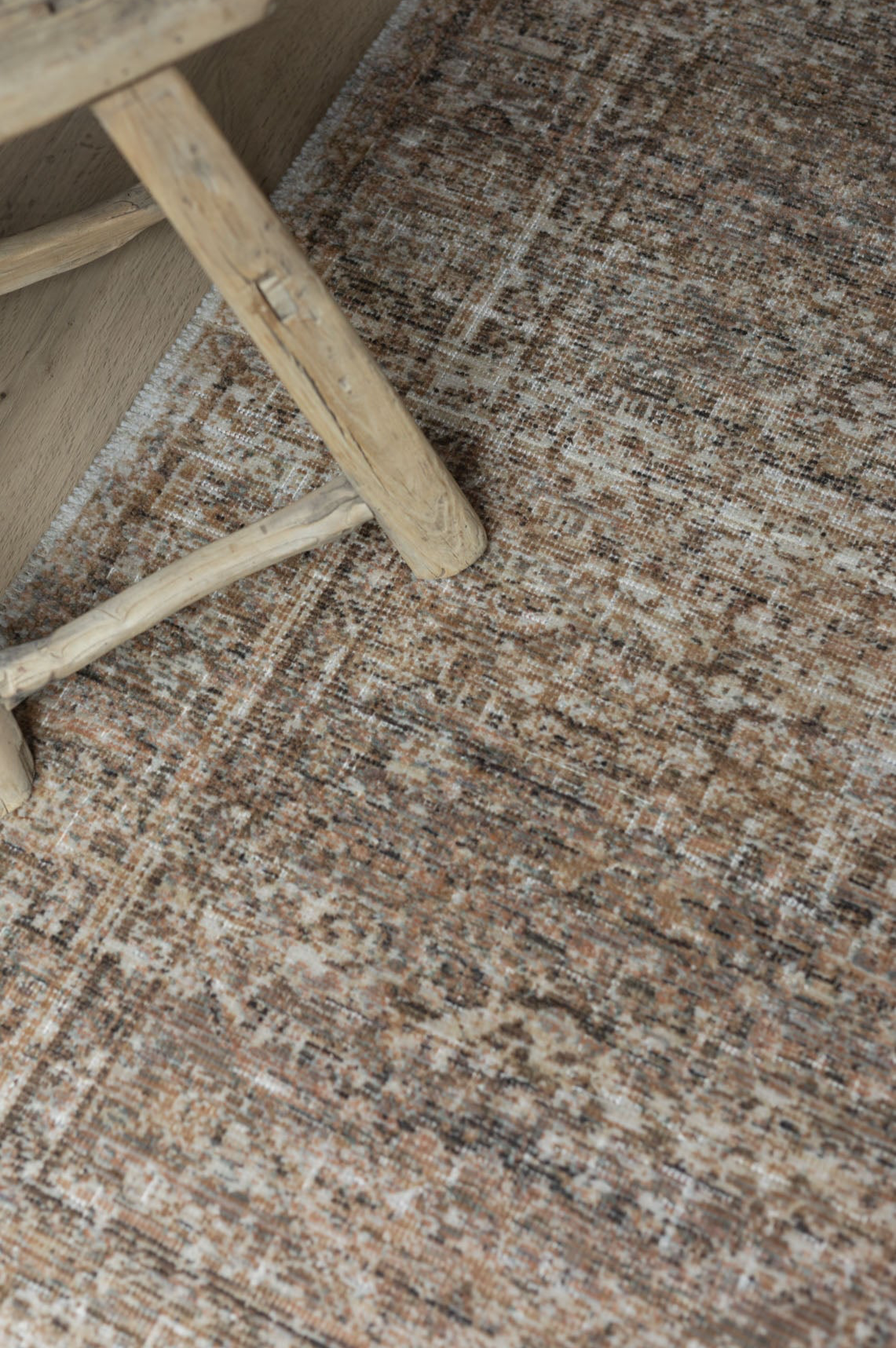 Loloi Heritage Ivory / Natural Rug 0-RUGS-patterned Loloi