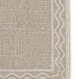 Sablebrook Taupe Border Rug 5-Rugs - indoor/outdoor Momeni