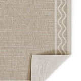 Sablebrook Taupe Border Rug 5-Rugs - indoor/outdoor Momeni