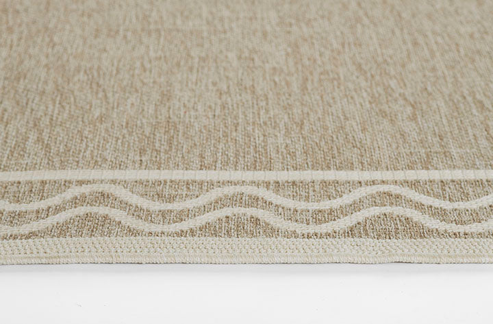Sablebrook Taupe Border Rug 5-Rugs - indoor/outdoor Momeni