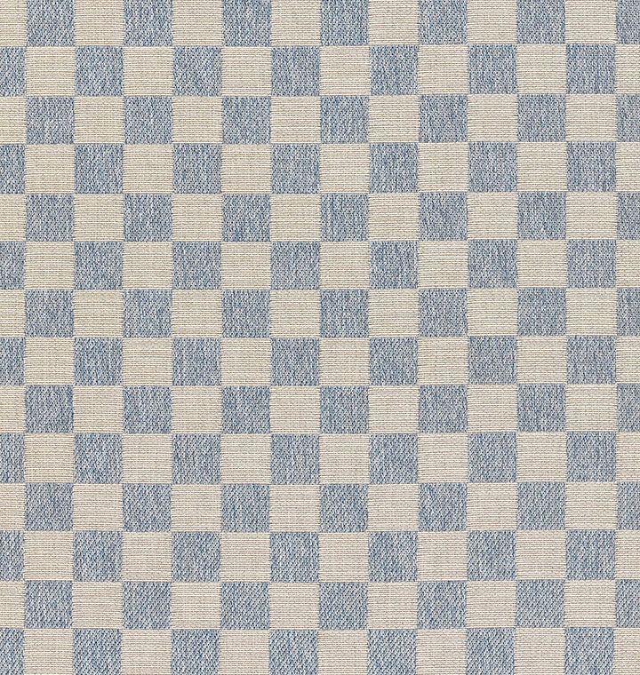 Sablebrook Blue Checkered Rug 5-Rugs - indoor/outdoor Momeni