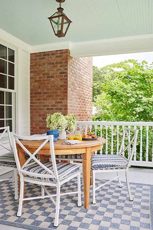 Sablebrook Blue Checkered Rug 5-Rugs - indoor/outdoor Momeni