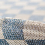 Sablebrook Blue Checkered Rug 5-Rugs - indoor/outdoor Momeni