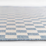 Sablebrook Blue Checkered Rug 5-Rugs - indoor/outdoor Momeni