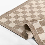 Sablebrook Taupe Checkered Rug 5-Rugs - indoor/outdoor Momeni