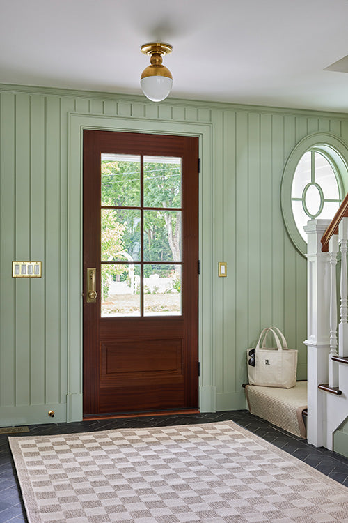 Sablebrook Taupe Checkered Rug 5-Rugs - indoor/outdoor Momeni