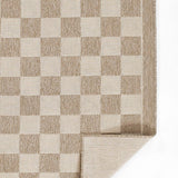 Sablebrook Taupe Checkered Rug 5-Rugs - indoor/outdoor Momeni