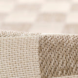 Sablebrook Taupe Checkered Rug 5-Rugs - indoor/outdoor Momeni
