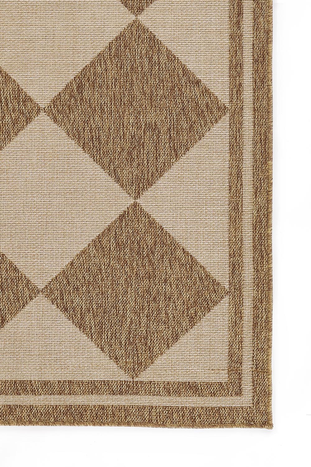 Sablebrook Natural Diamond Rug 5-Rugs - indoor/outdoor Momeni