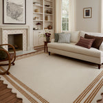 IN STORE - Chris Loves Julia x Loloi Scottie Ivory / Rust Rug IN STORE - Rugs Loloi
