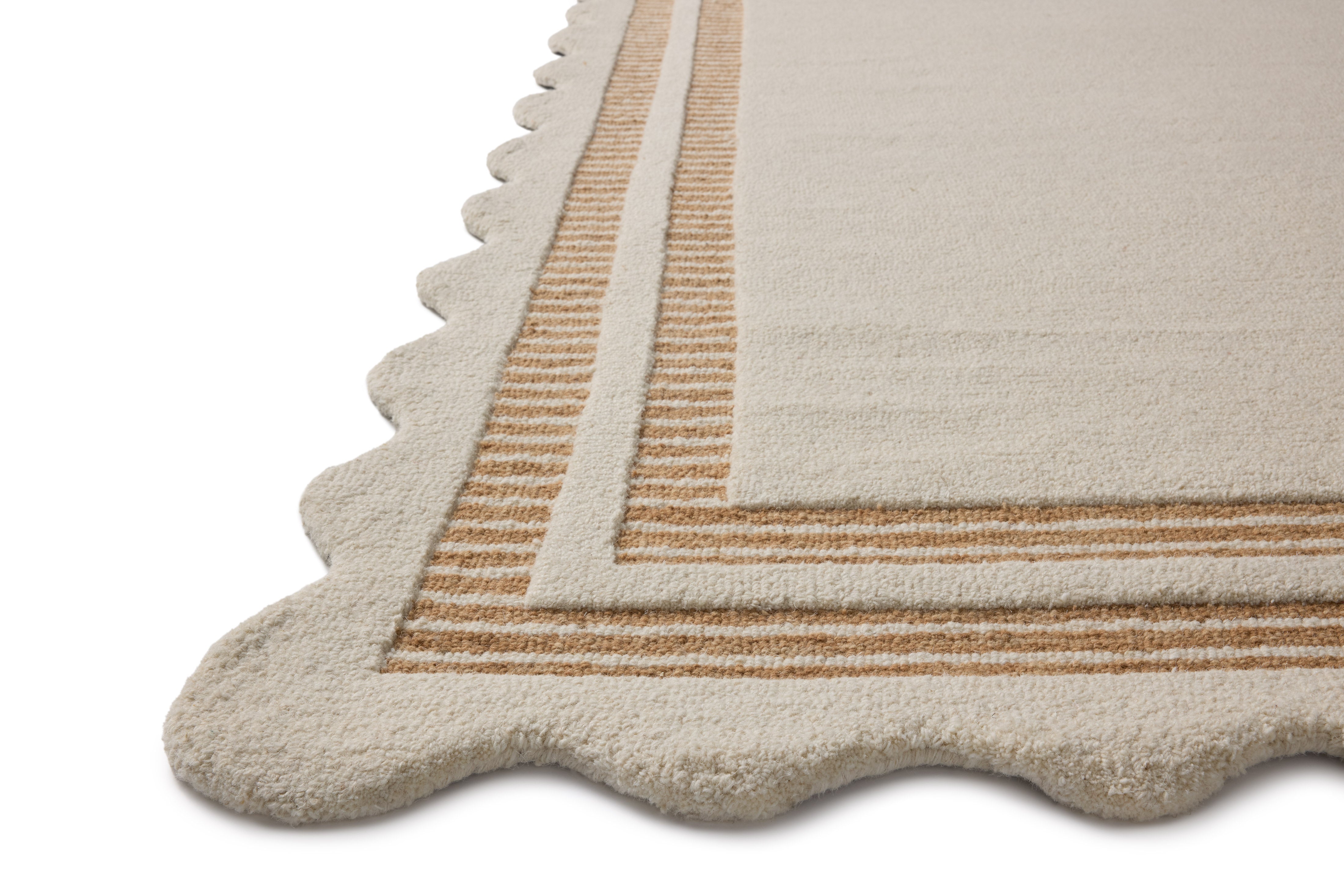 IN STORE - Chris Loves Julia x Loloi Scottie Ivory / Rust Rug IN STORE - Rugs Loloi