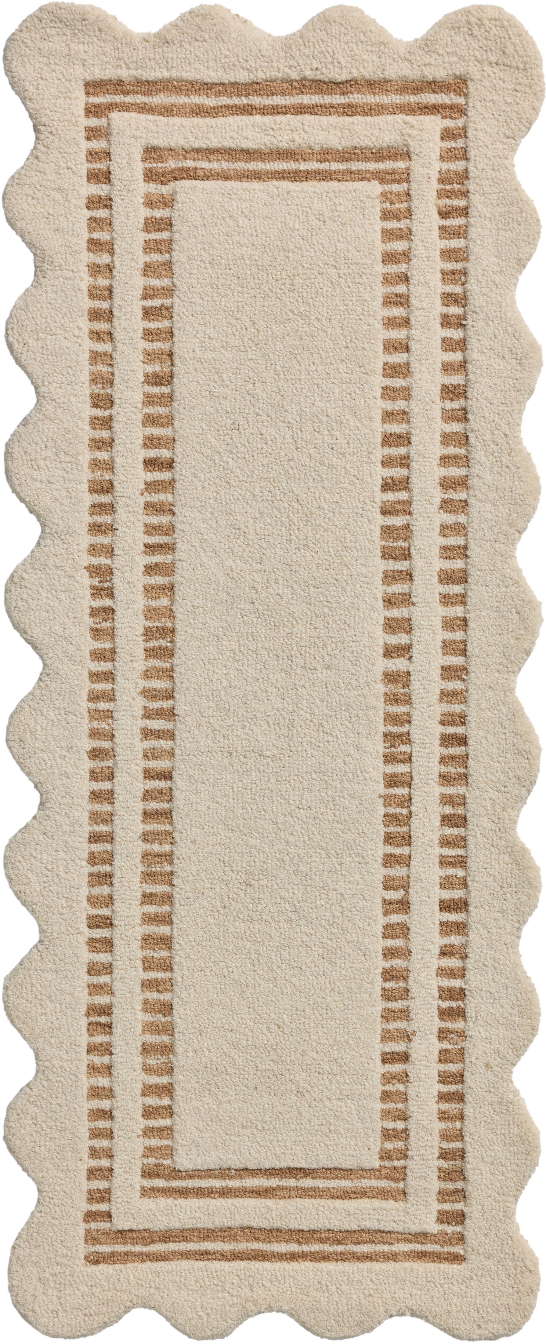 IN STORE - Chris Loves Julia x Loloi Scottie Ivory / Rust Rug IN STORE - Rugs Loloi