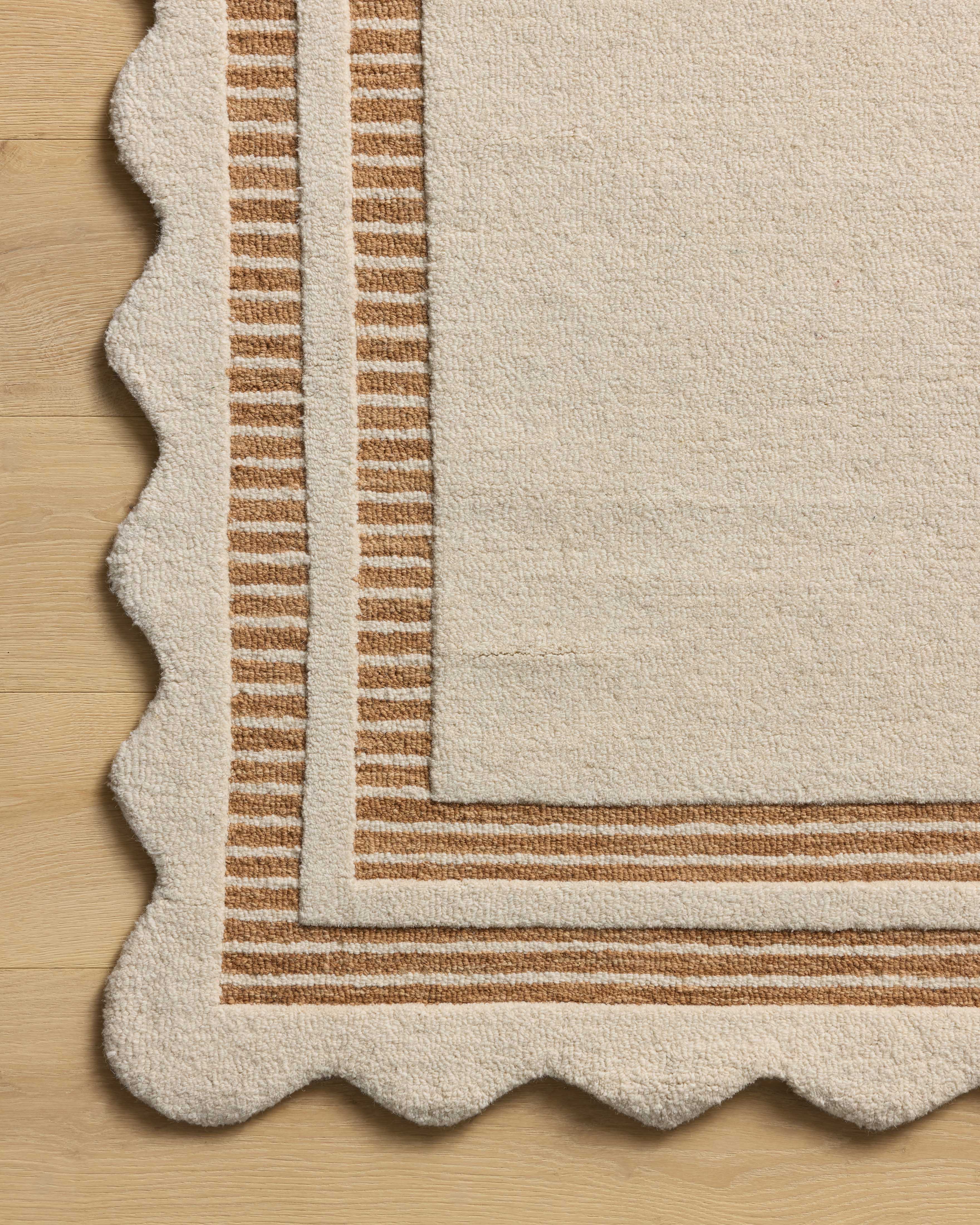IN STORE - Chris Loves Julia x Loloi Scottie Ivory / Rust Rug IN STORE - Rugs Loloi
