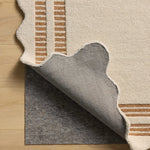 IN STORE - Chris Loves Julia x Loloi Scottie Ivory / Rust Rug IN STORE - Rugs Loloi