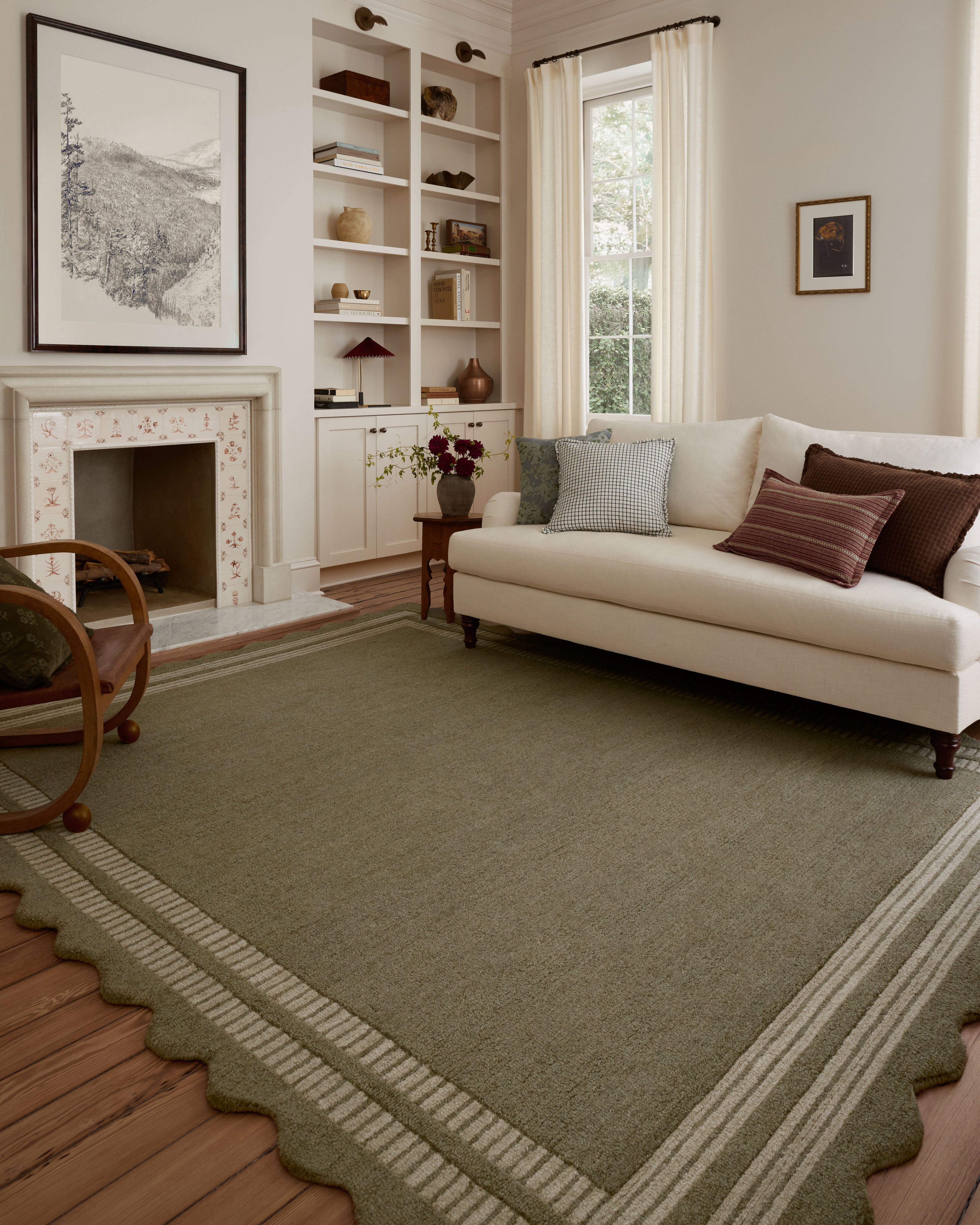 IN STORE - Loloi Scottie Olive / Pebble Rug IN STORE - Rugs Loloi