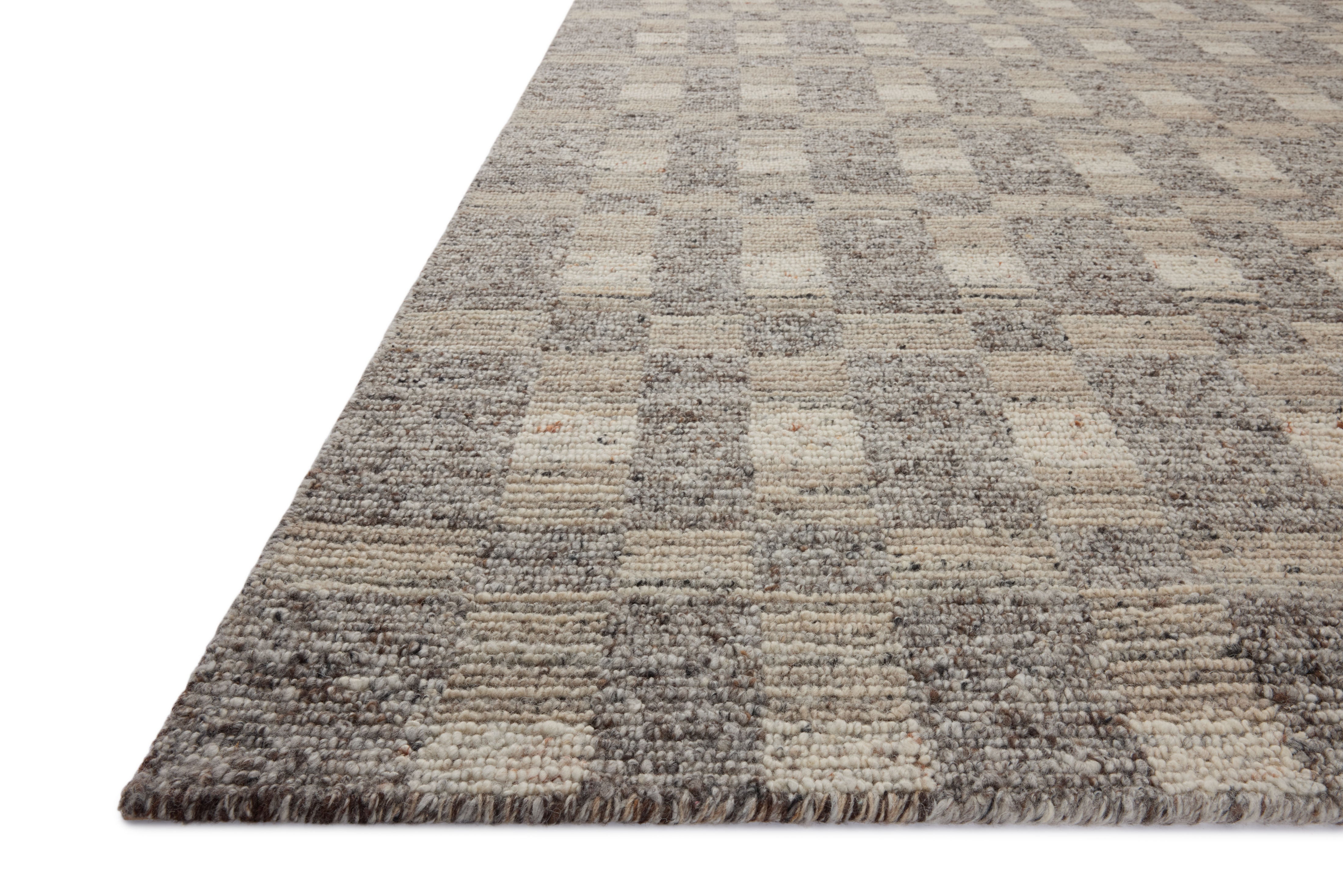 Loloi Sonya Stone / Natural Rug 1- RUGS - wool Loloi