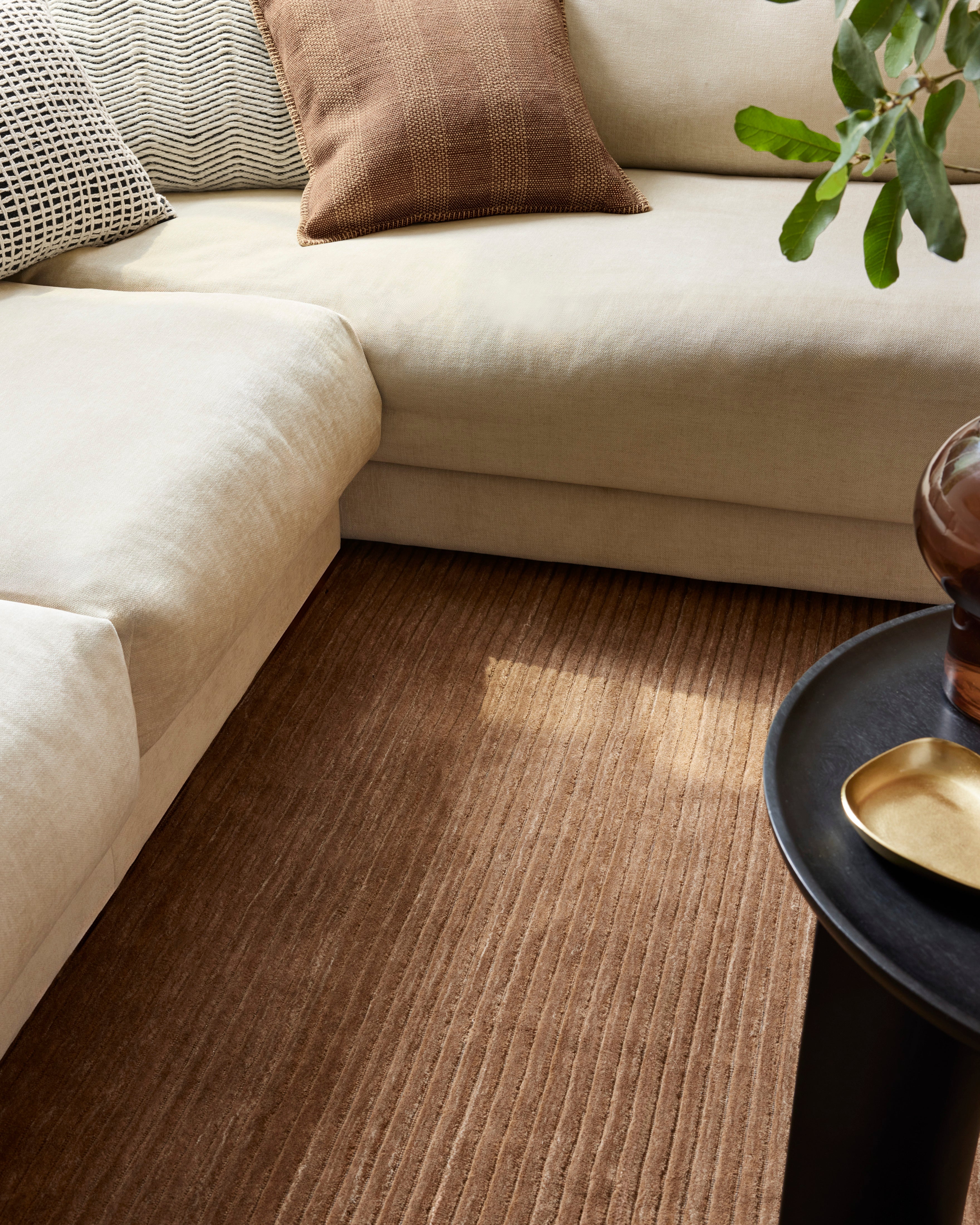 Loloi Sterling Mocha Rug 0-RUGS-patterned Loloi