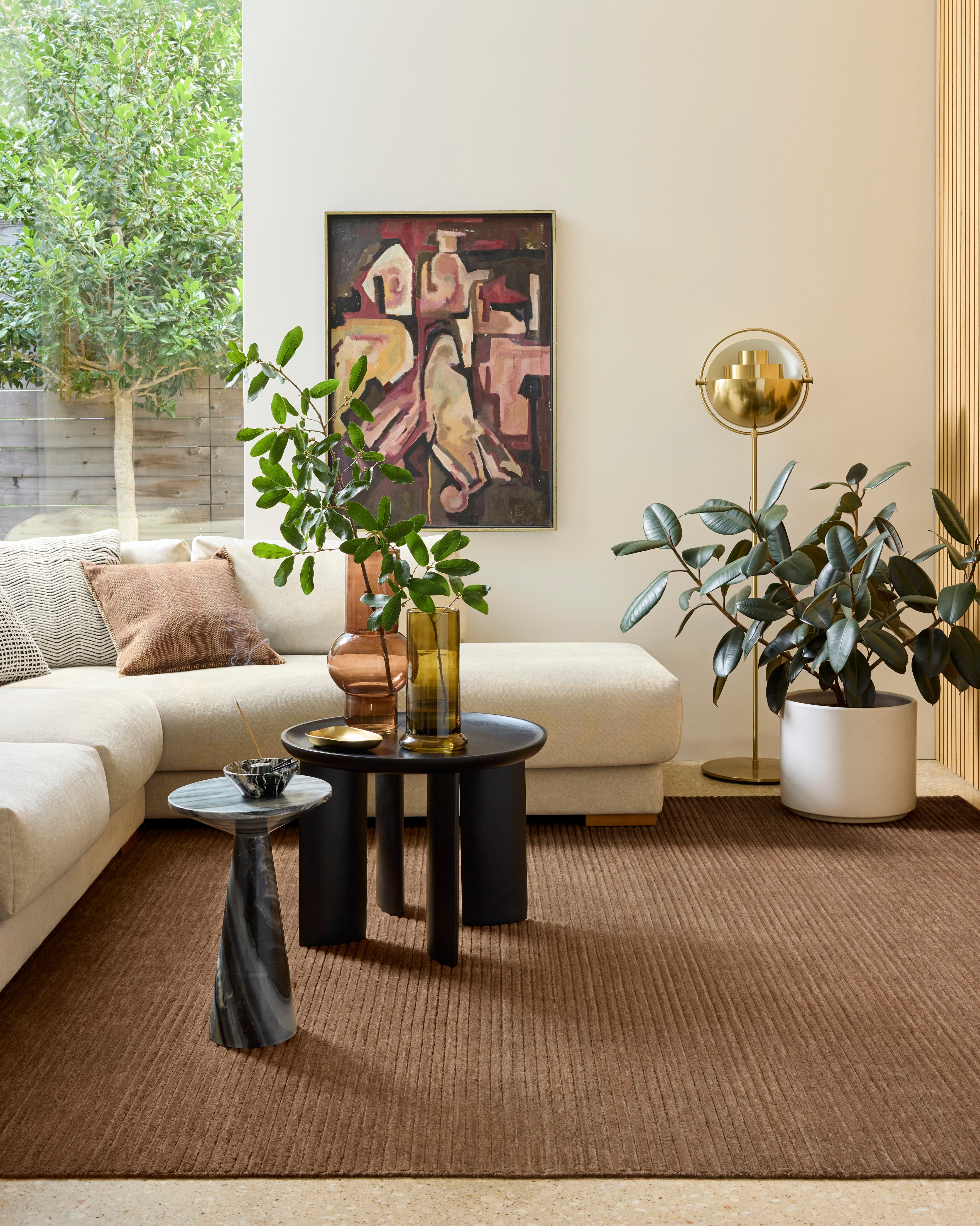 Loloi Sterling Mocha Rug 0-RUGS-patterned Loloi