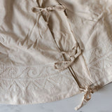 Eggnog Linen Tree Skirt CHRISTMAS 2024 Indaba