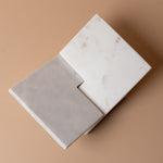 White Marble Book Stand book holder Creative Co-op (DYA)