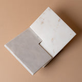 White Marble Book Stand book holder Creative Co-op (DYA)