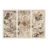 "Surrounding Paris" Framed Art Prints ARTWORK - framed print Celadon Art 3 frame