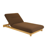 Eero Outdoor Adjustable Lounge Chair FURNITURE - outdoor lounge chair Moe's Furniture Brown