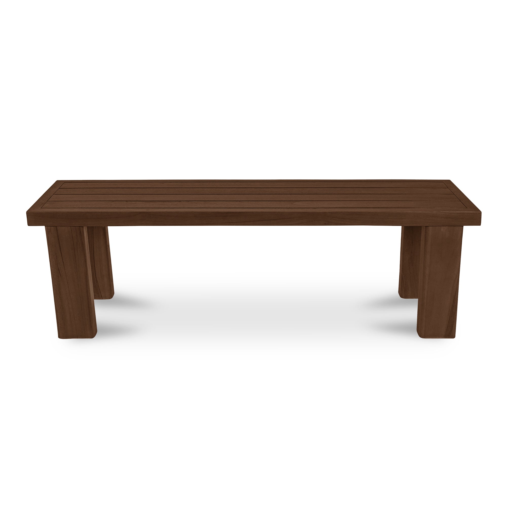 Malena Outdoor Bench Brown Furniture - Dining Benches Moe's Furniture