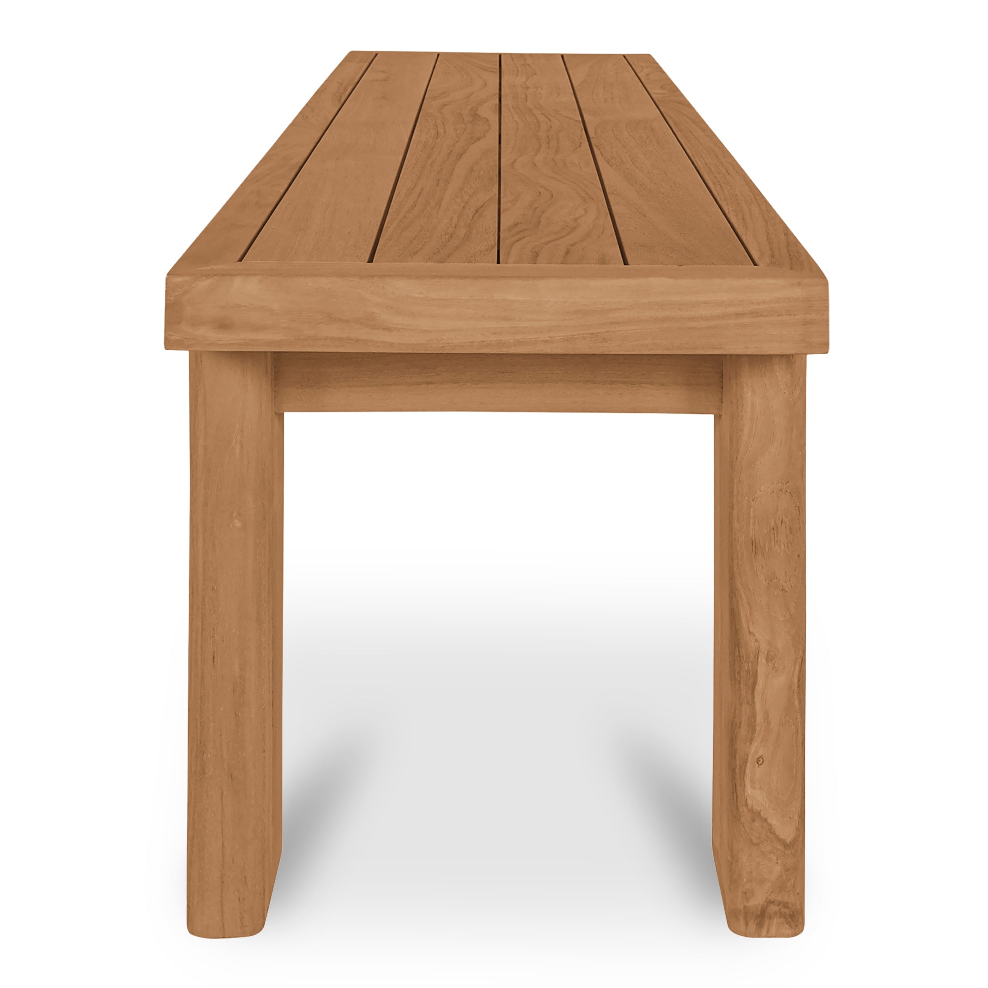 Malena Outdoor Dining Bench Natural Furniture - Dining Benches Moe's Furniture