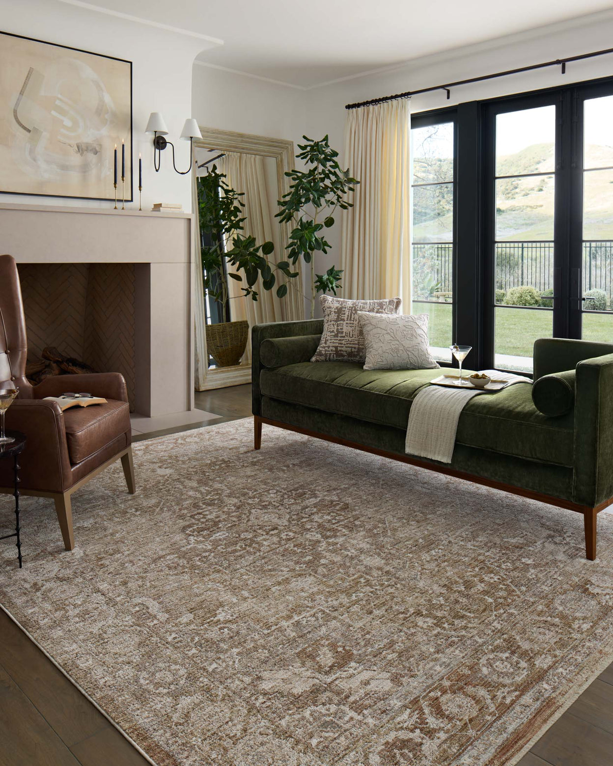 Loloi Tabitha Natural / Clay Rug 0-patterned rugs Loloi