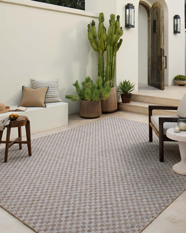 Amber Lewis x Loloi Topanga Natural / Silver Rug 5-Rugs - indoor/outdoor Loloi