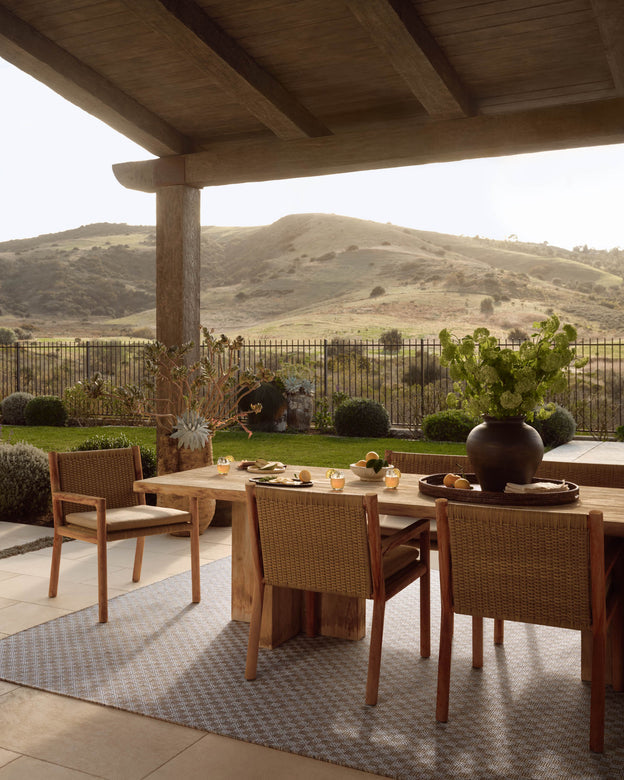 Amber Lewis x Loloi Topanga Natural / Silver Rug 5-Rugs - indoor/outdoor Loloi