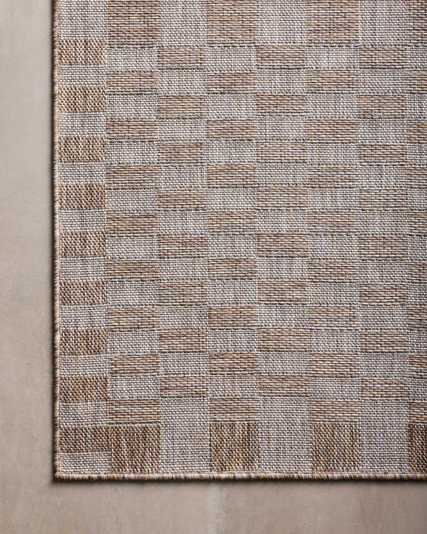 Amber Lewis x Loloi Topanga Natural / Dove Rug 5-Rugs - indoor/outdoor Loloi